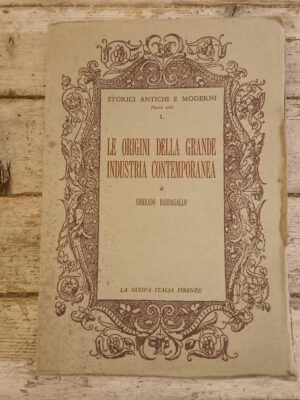 Le origini della grande industria contemporanea