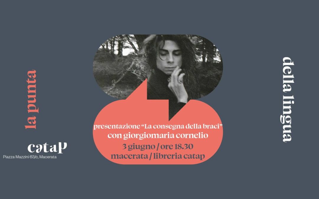 Giorgiomaria Cornelio presenta “La Consegna delle Braci”