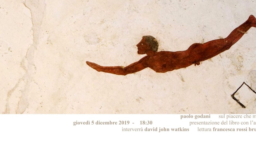 Presentazione del libro "Sul piacere che manca" di Paolo Godani