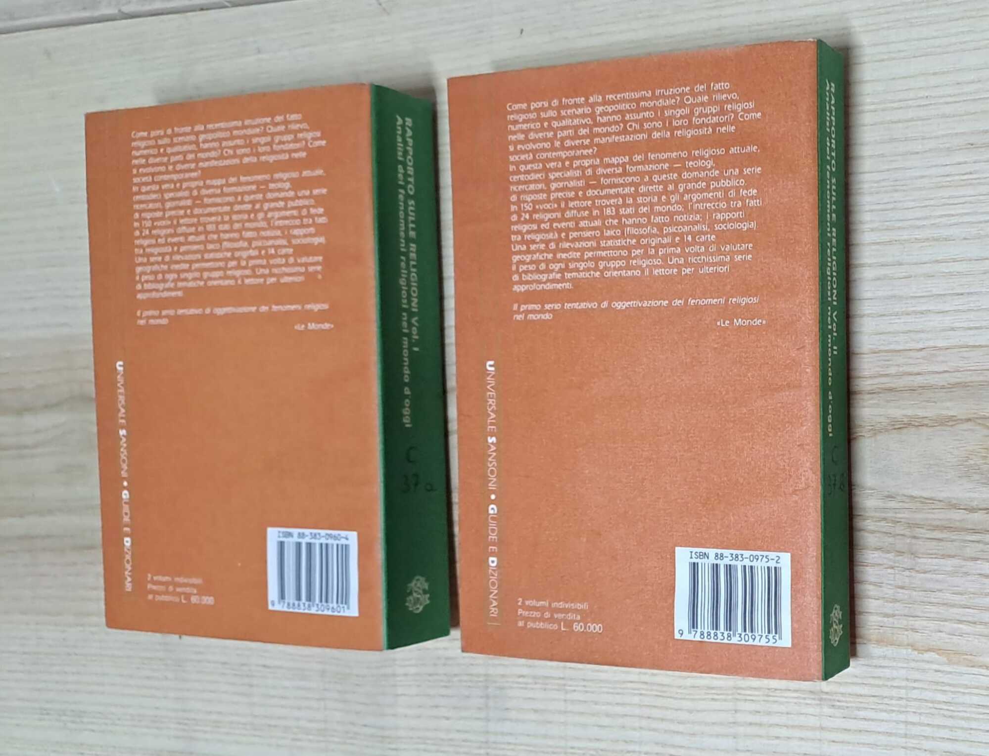 Rapporto sulle religioni. Analisi dei fenomeni religiosi nel mondo d'oggi
2 VOL. - immagine 2