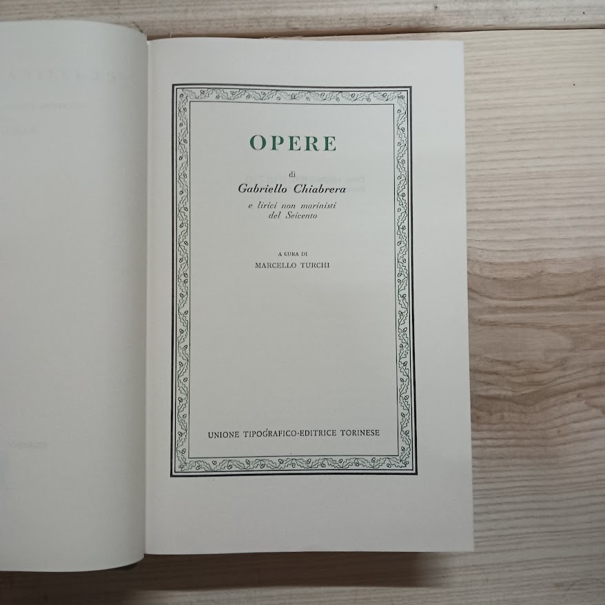 Classici Utet, Gabriello Chiabrera e lirici non marinisti del Seicento. Opere - immagine 3