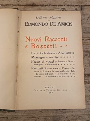 Ultime Pagine II - Nuovi racconti e bozzetti