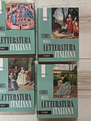STORIA DELLA LETTERATURA ITALIANA [quattro volumi, completa]