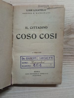 Il cittadino Coso Cosi