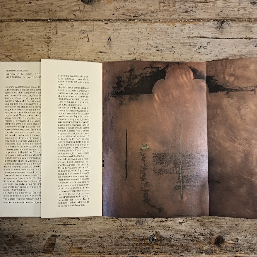 Magdalo Mussio: scrittura (non) senza metafora o la declinazione infinita del detto - immagine 3