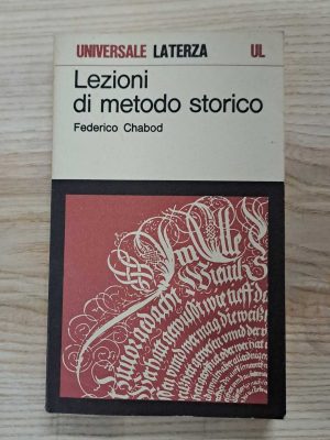 Lezioni di metodo storico
