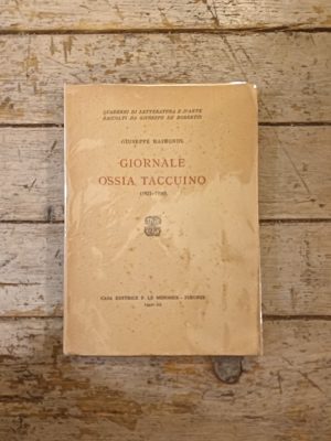Giornale ossia taccuino (1925 - 1930)