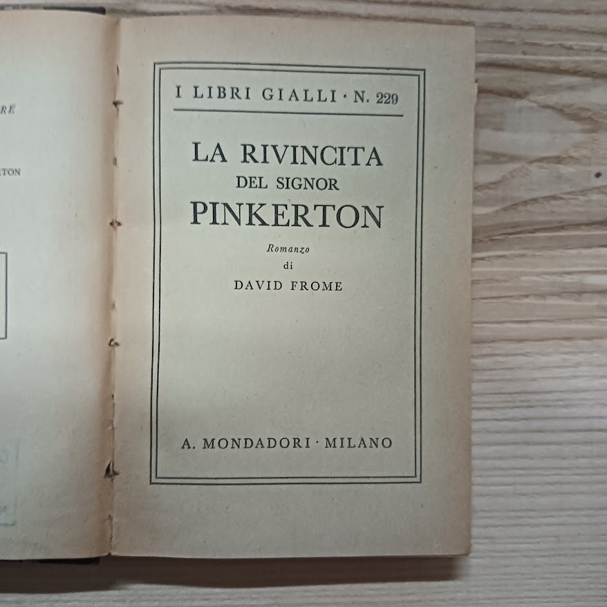 La rivincita del signor Pinkerton