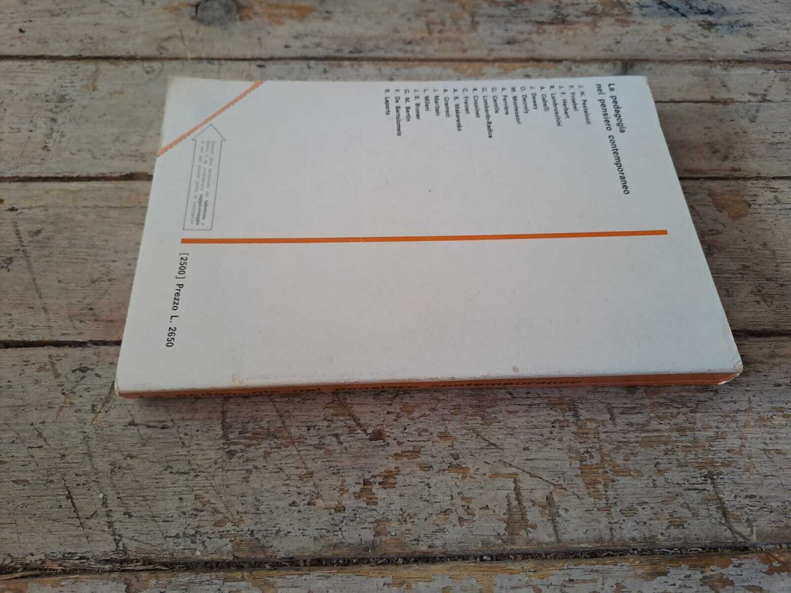 La pedagogia nel pensiero contemporaneo