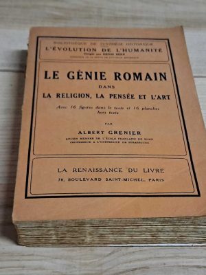 Le Génie Romain dans la religion, la pensée et l'art.