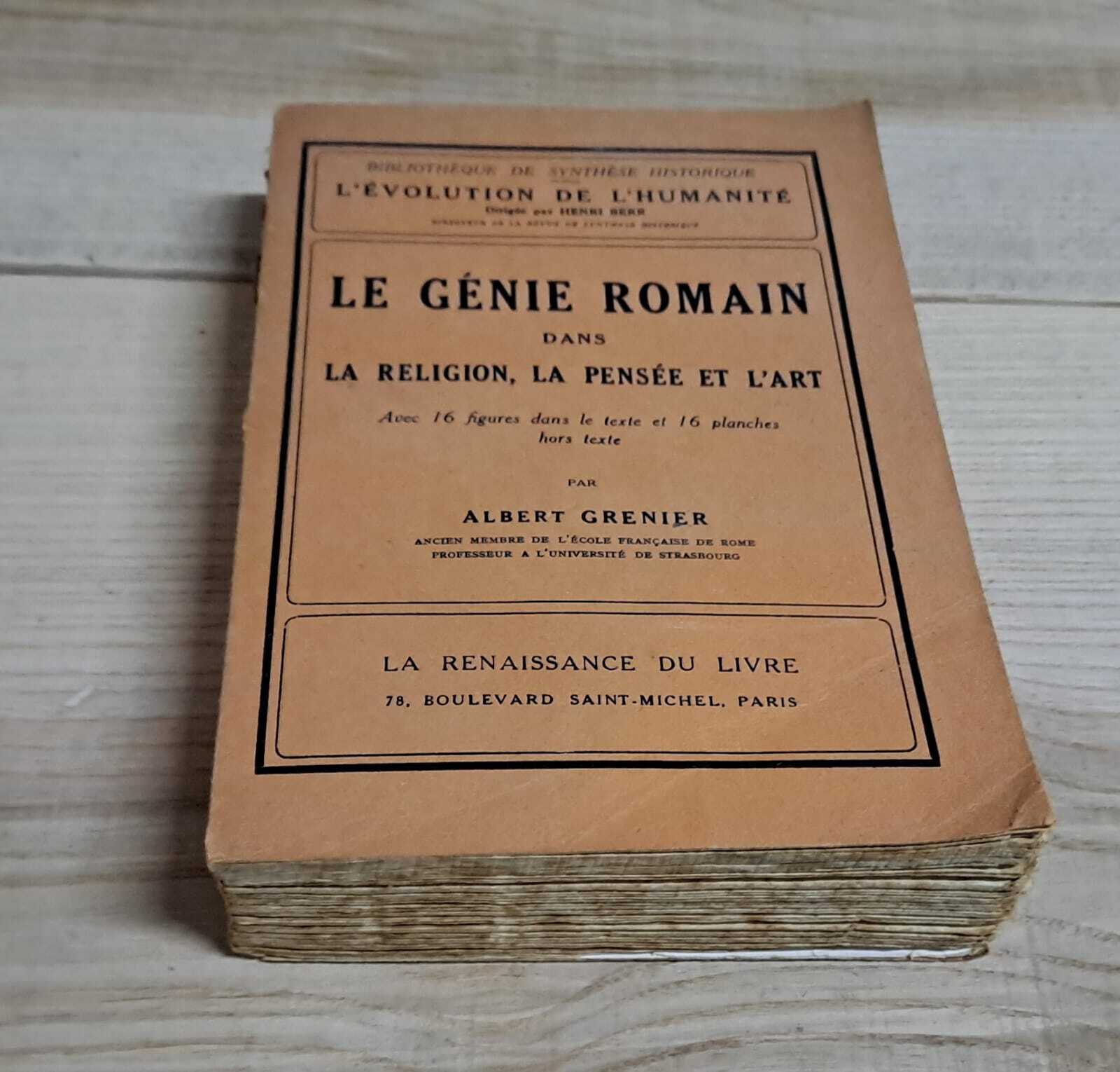 Le Génie Romain dans la religion, la pensée et l'art.