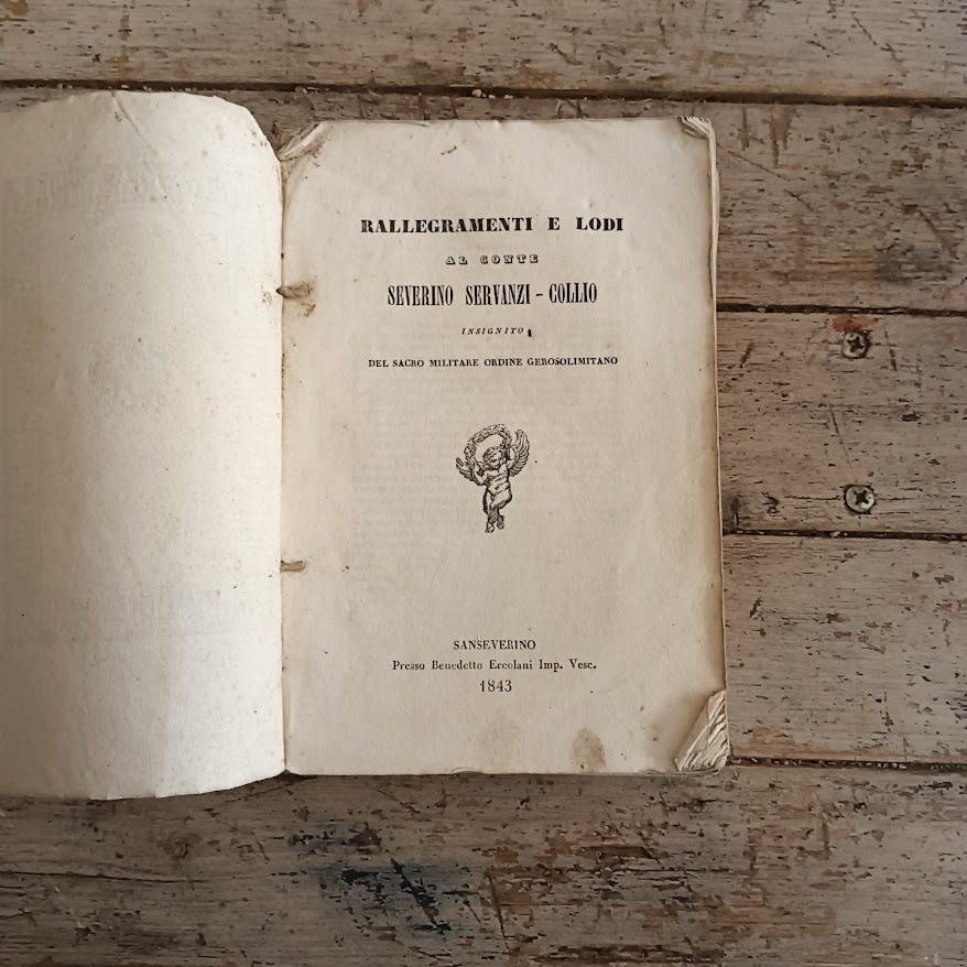 Rallegramenti e lodi al conte Severino Servanzi-Collio - immagine 2
