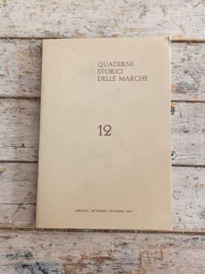 Quaderni storici delle Marche, no. 12