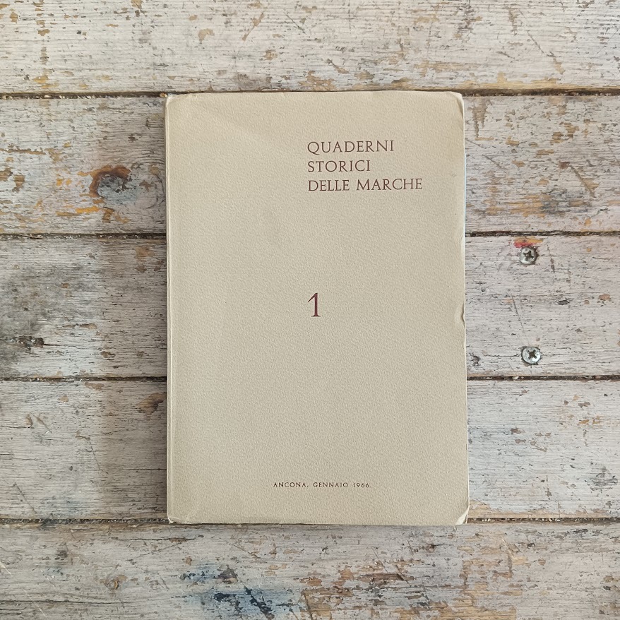 Quaderni storici delle Marche, no. 1