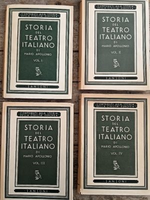Storia del teatro italiano (4 voll.)