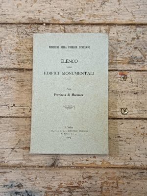 Elenco degi edifici monumentali. XLI. Provincia di Macerata