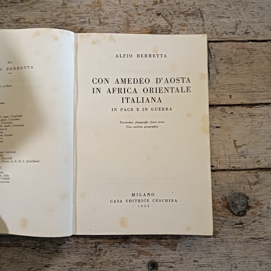 Con Amedeo d'Aosta in Africa Orientale Italiana in pace e in guerra - immagine 3