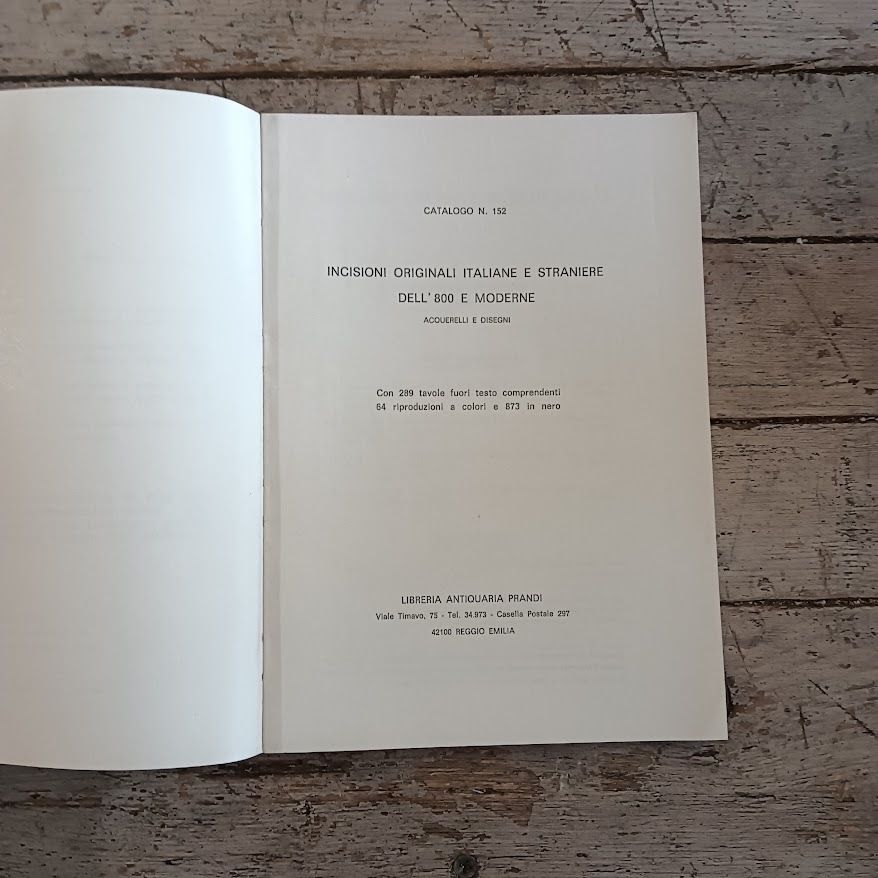 Catalogo 152 (1970-1971). Incisioni originali - Acquerelli - Disegni - immagine 3