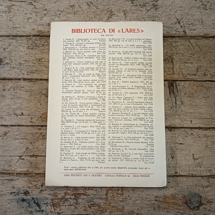 Lares. Organo dell'Istituto di storia delle tradizioni popolari dell'Università di Bari e della Federazione Italiana Arti e Tradizioni Popolari dell'E.N.A.I. - immagine 4