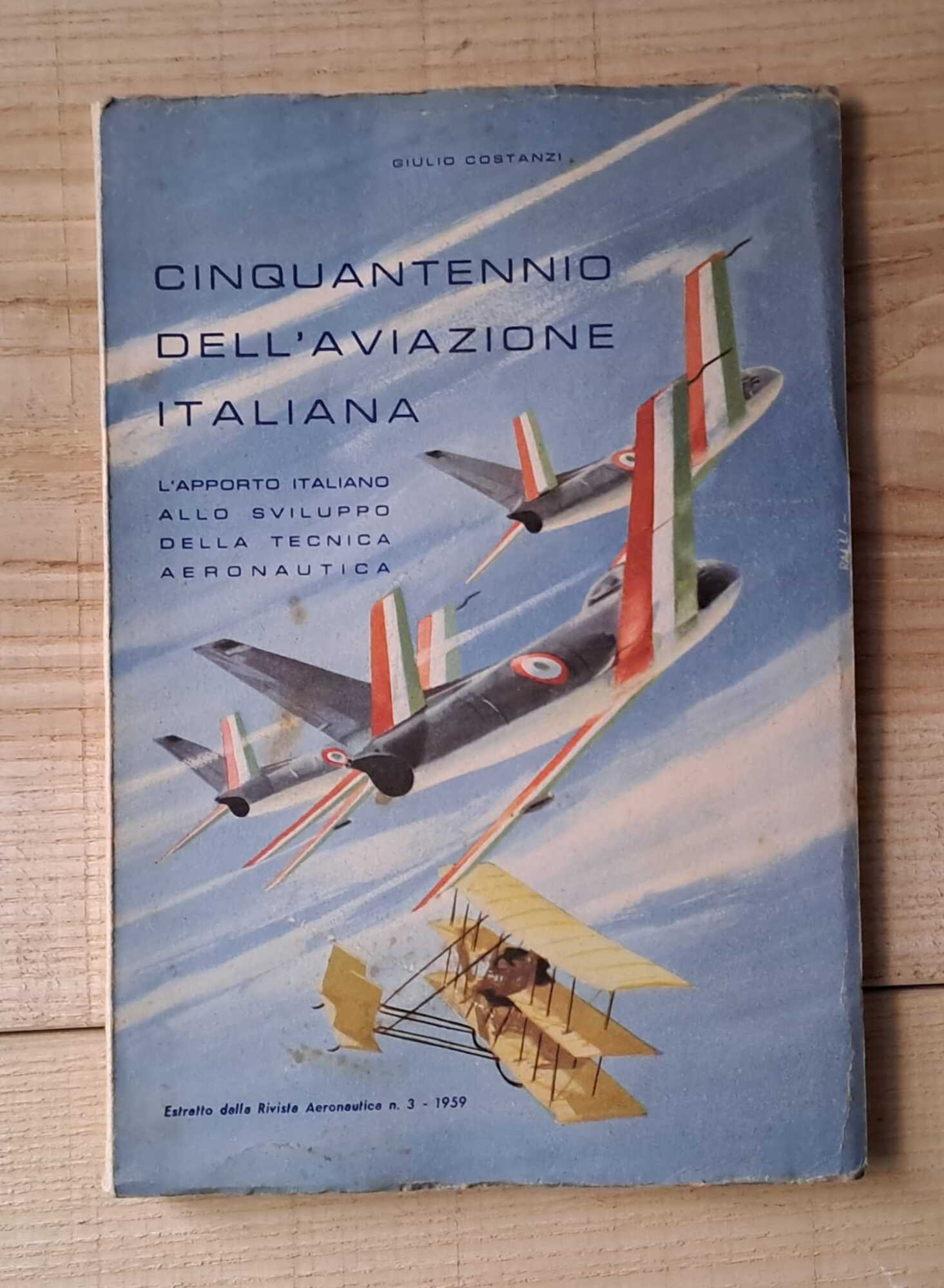 Cinquantennio dell'aviazione italiana, l'apporto italiano allo sviluppo della tecnica areonautica.