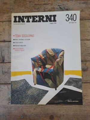 INTERNI 340 LA RIVISTA DELL'ARREDAMENTO Maggio 1984