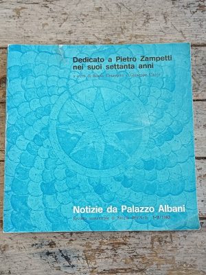 Dedicato a Pietro Zampetti nei suoi settanta anni