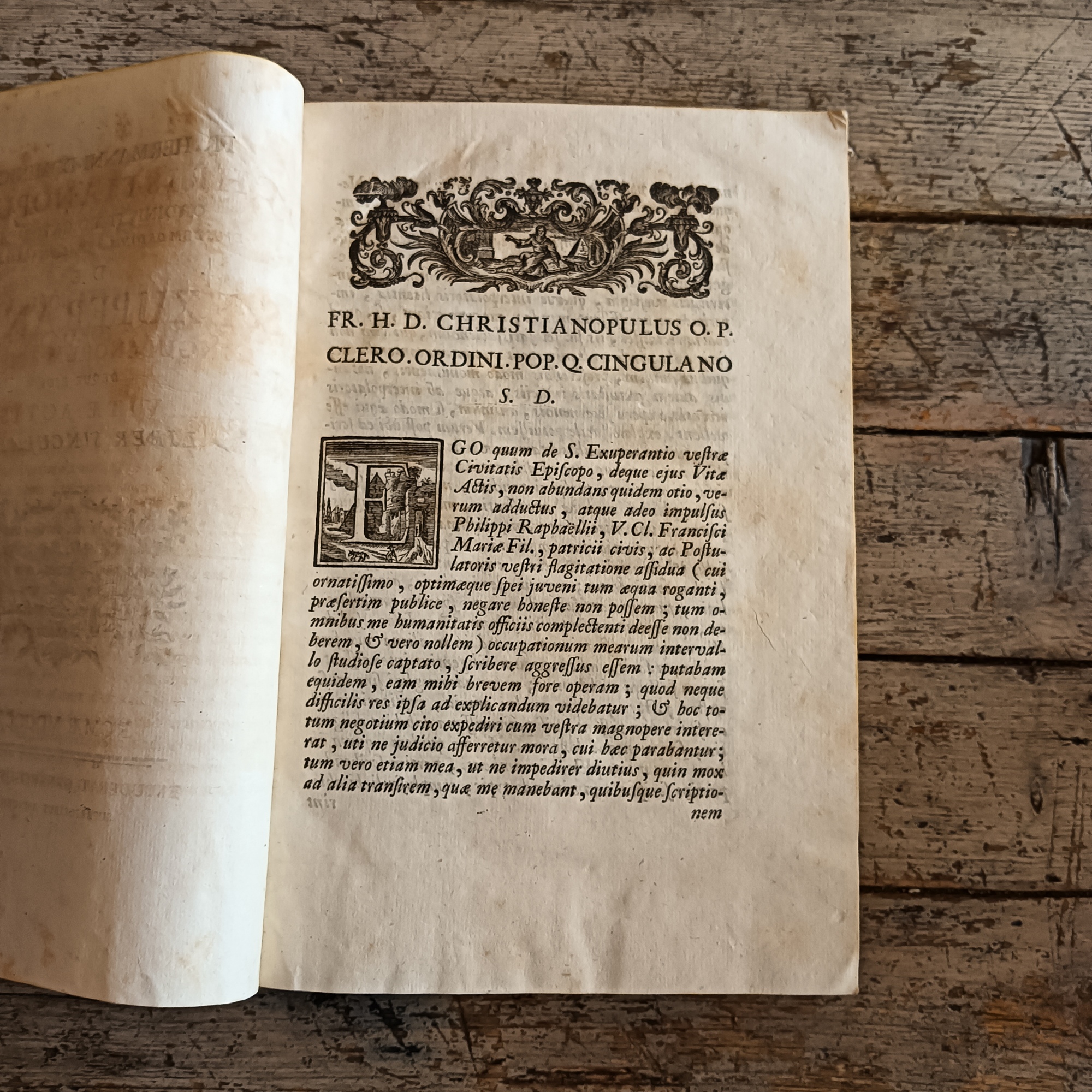 Christianopuli ordinis praedicatorum ejusdem ordinis annalium scriptoris de S. Exuperantio Cingolanorum Episcopo deque ejus vitae actis. - immagine 4