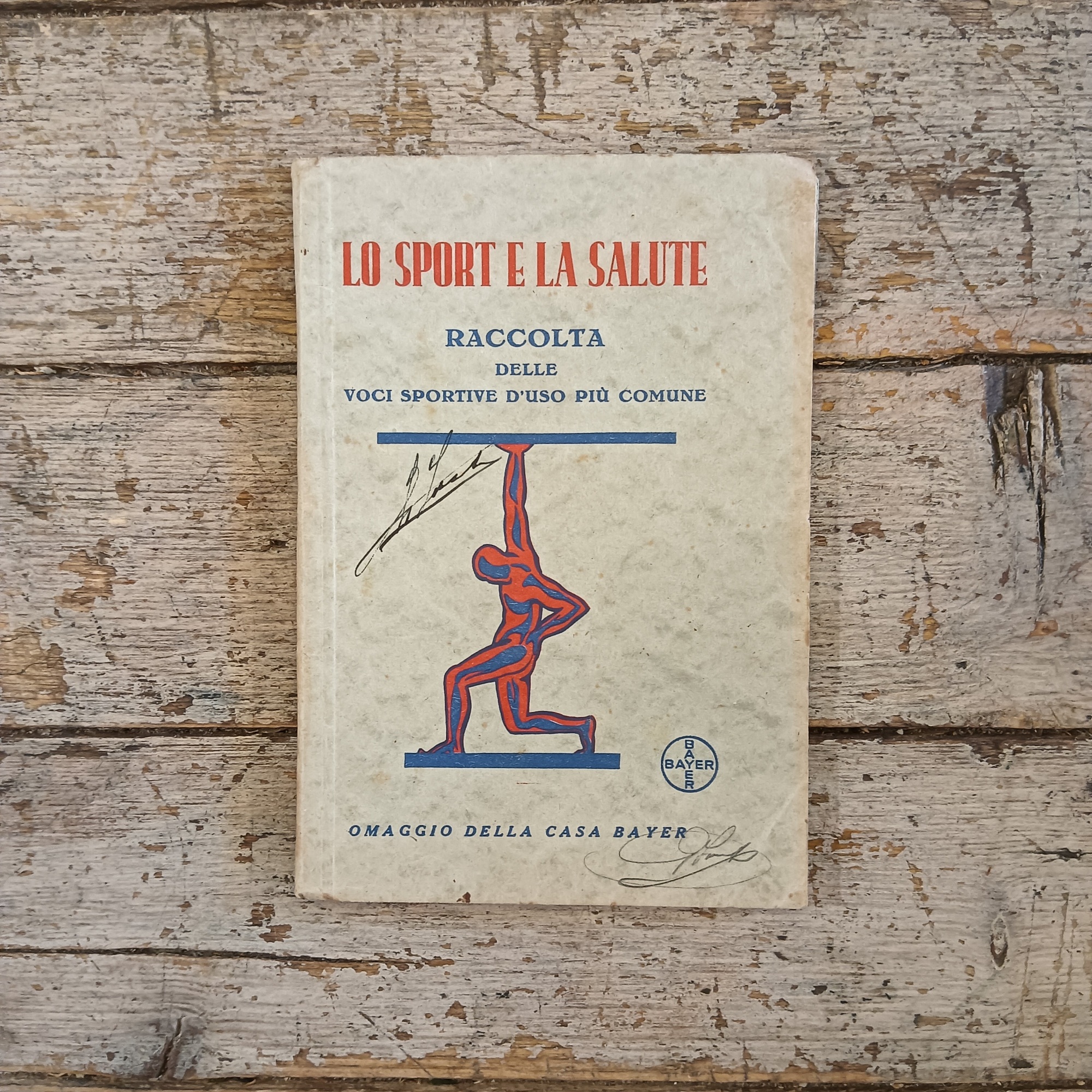 Lo sport e la salute. Raccolta delle voci sportive d'uso più comune
