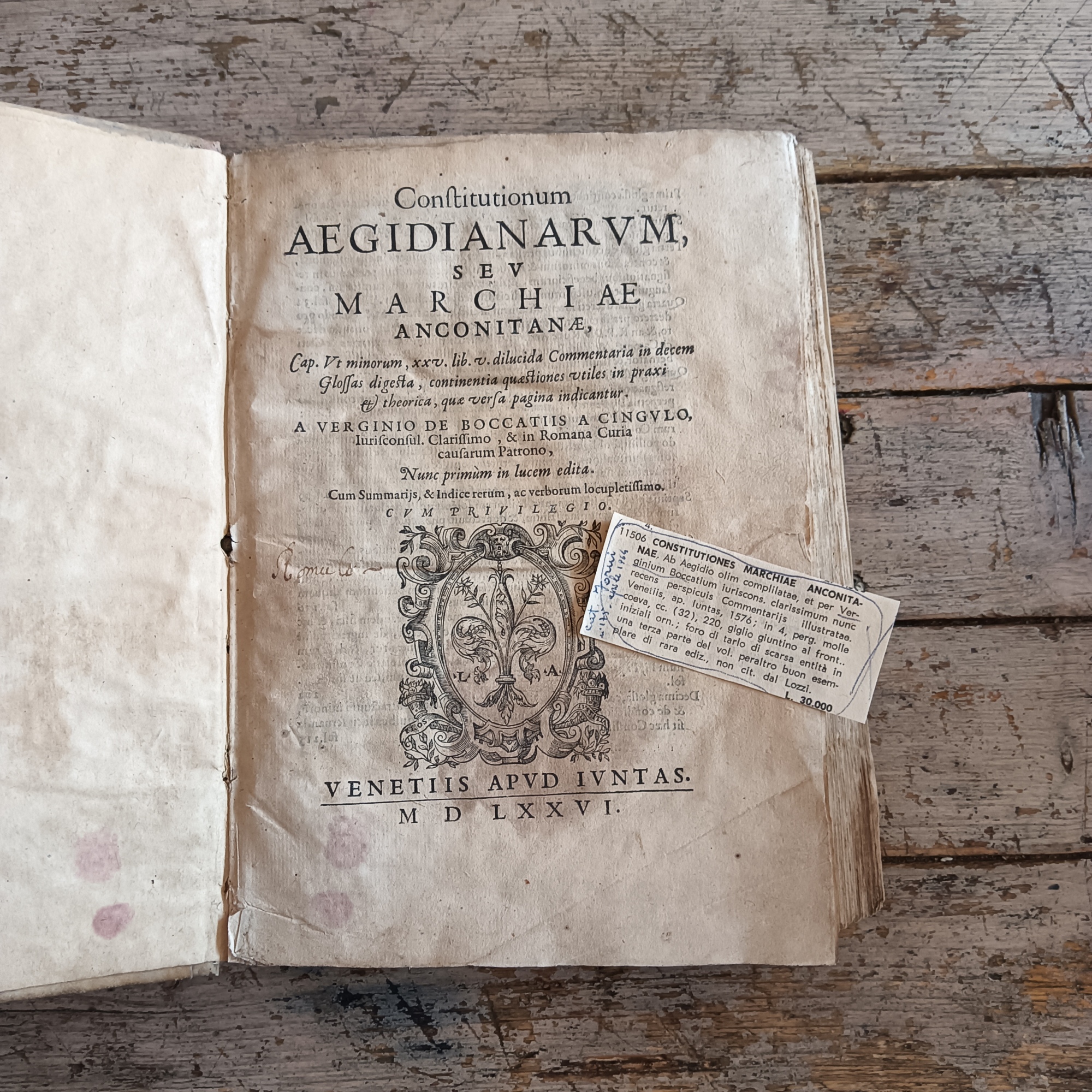 Constitutionum Aegidianarum, sev Marchiae Anconitanae