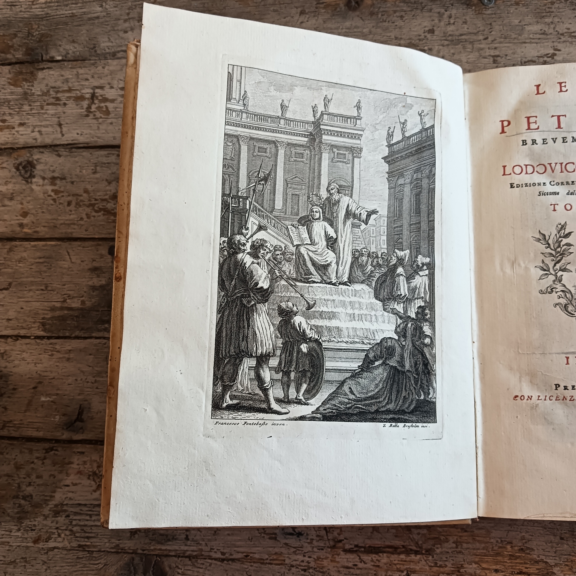 Le rime del Petrarca. Tomo primo