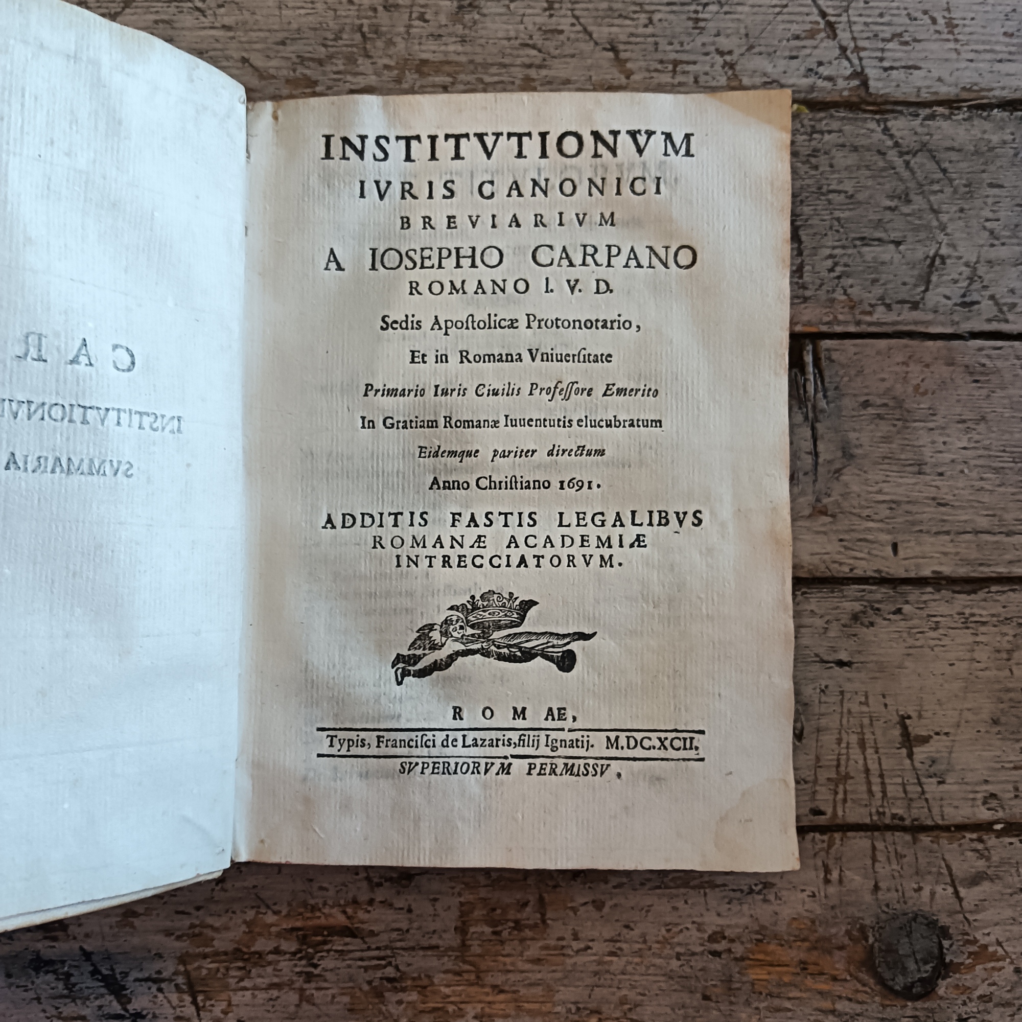 Institutionum Iuris Canonici / Fasti Legales Romanae Academiae - immagine 5