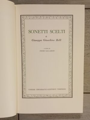 Sonetti scelti