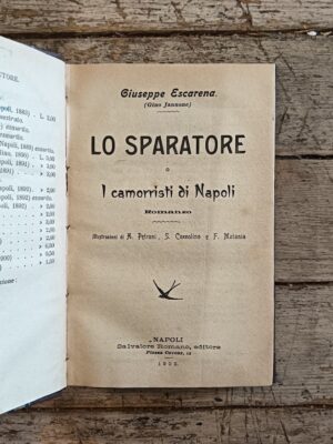 Lo sparatore o I camorristi di Napoli