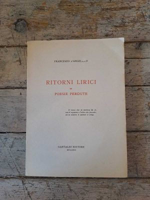 Ritorni lirici in poesie perdute