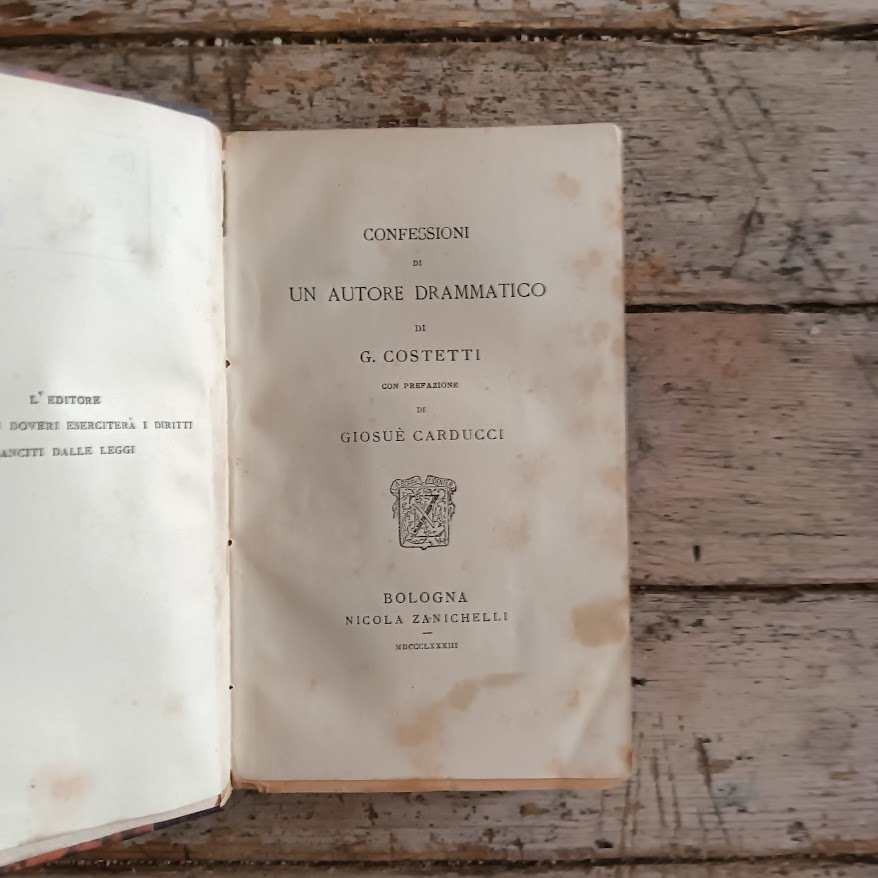 Confessioni di un autore drammatico