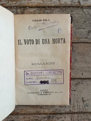 Il voto di una morta