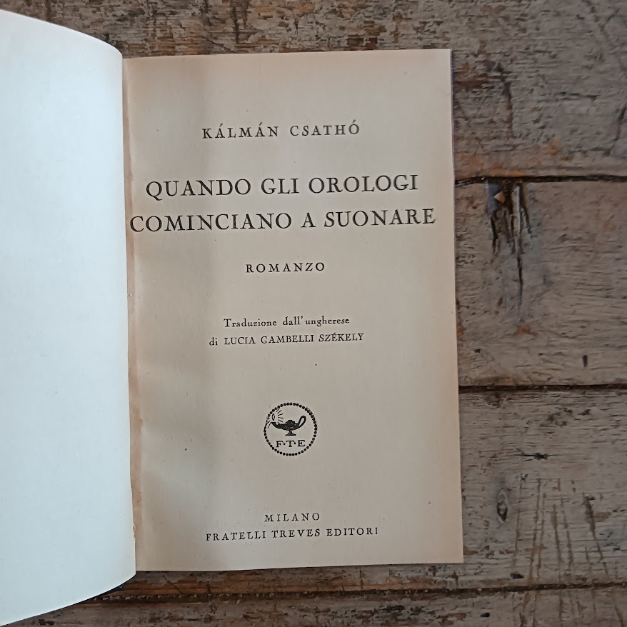 Quando gli orologi cominciano a suonare