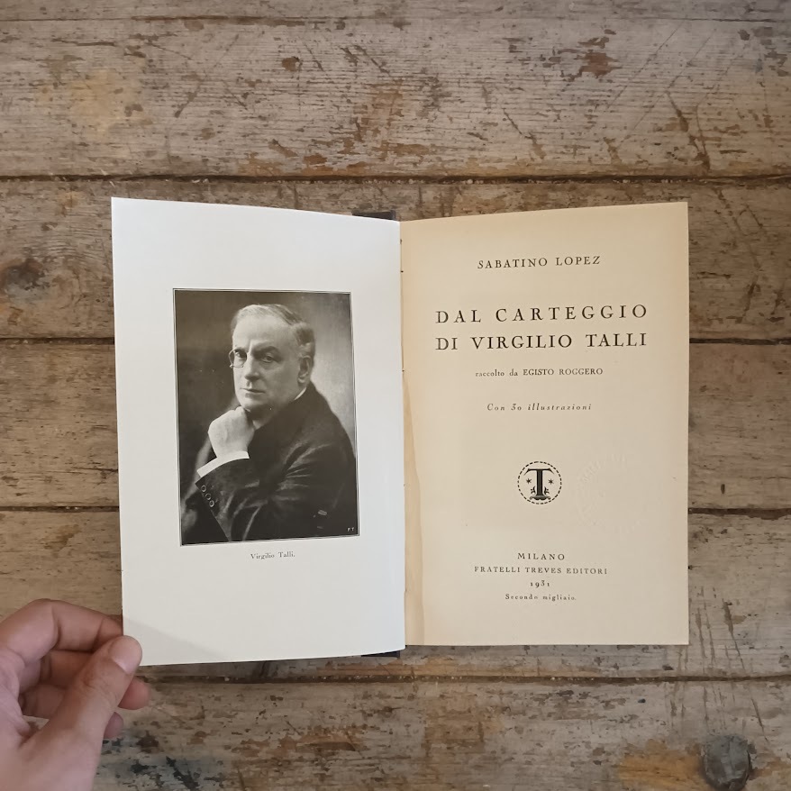 Dal carteggio di Virgilio Talli raccolto da Egisto Ruggero