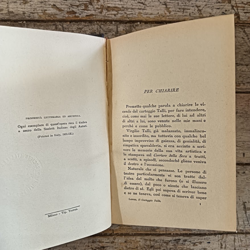Dal carteggio di Virgilio Talli raccolto da Egisto Ruggero - immagine 3