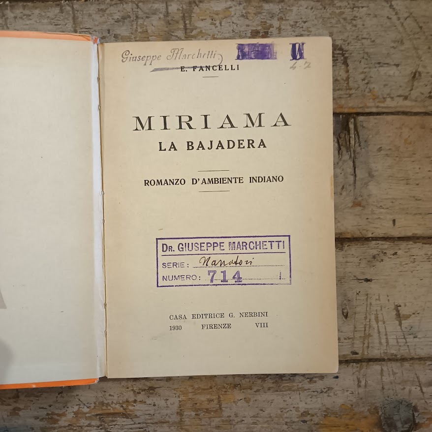 Miriana la bajadera. Romanzo d'ambiente indiano - immagine 2