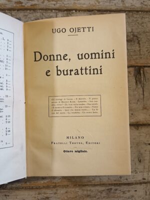Donne, uomini e burattini
