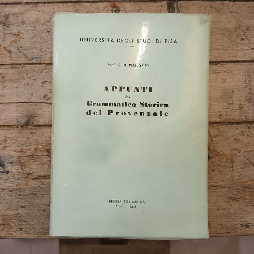 Appunti di grammatica storica del provenzale