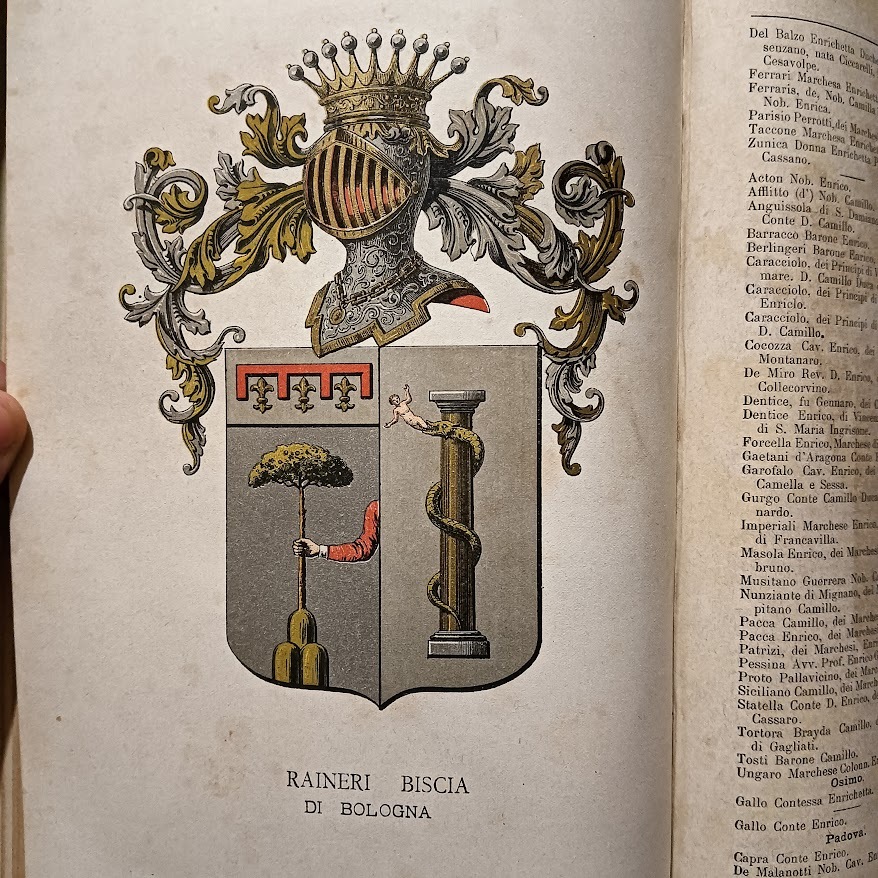 Calendario d'Oro 1894. Pubblicazione ufficiale dell'Istituto Araldico Italiano - immagine 3