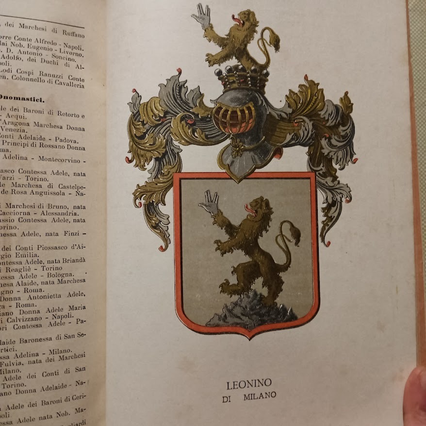 Calendario d'Oro 1894. Pubblicazione ufficiale dell'Istituto Araldico Italiano - immagine 5
