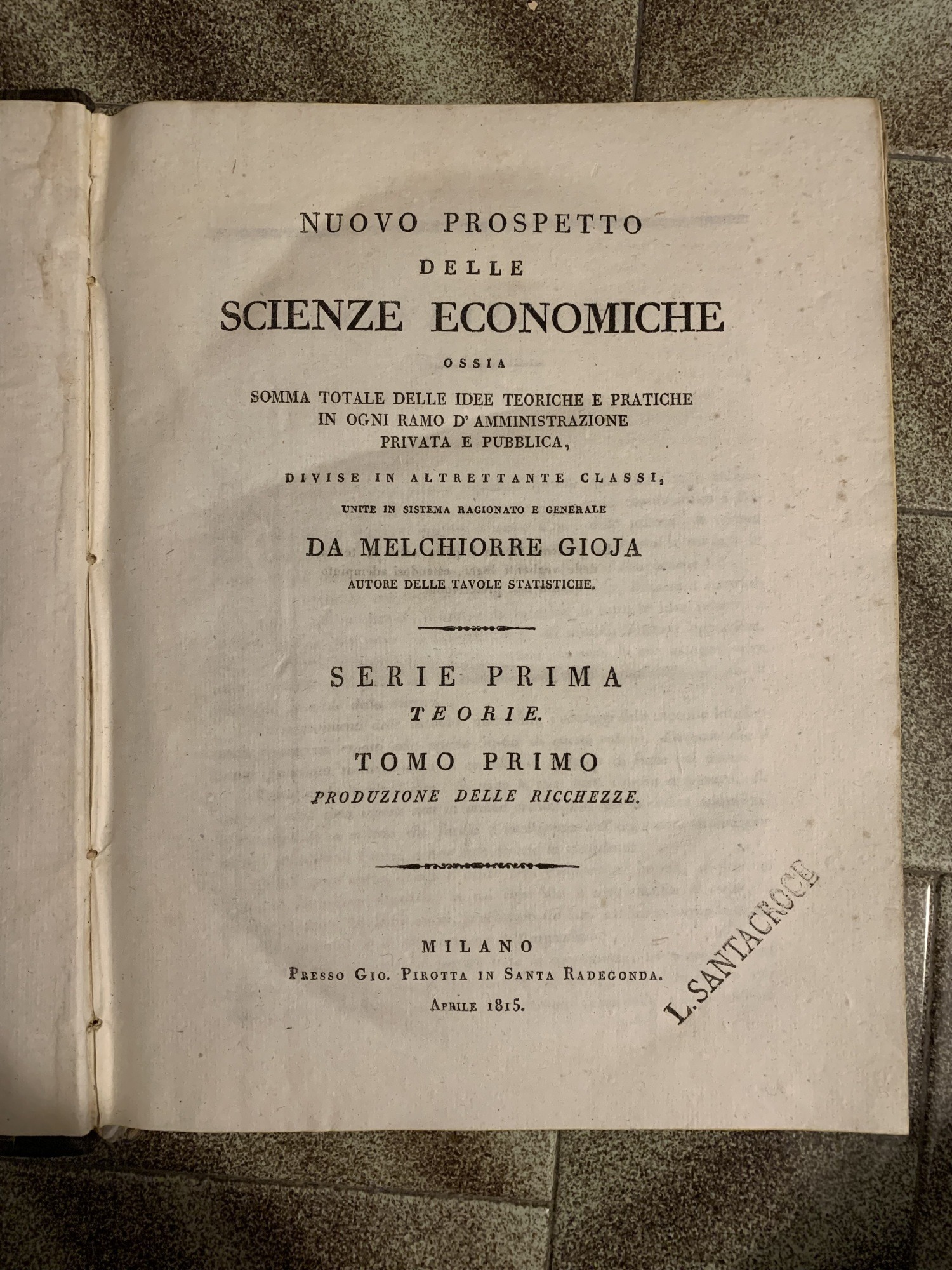 Nuovo prospetto delle scienze economiche - immagine 3
