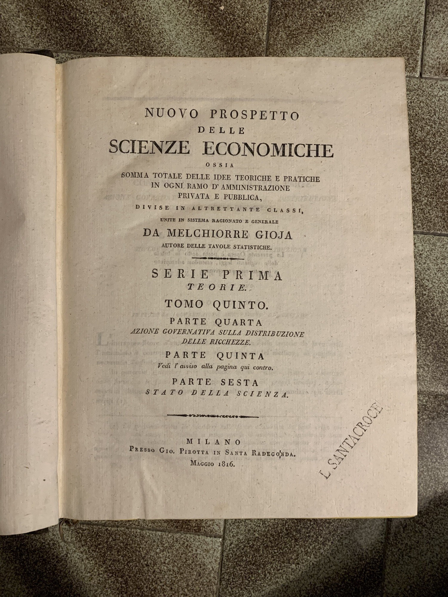 Nuovo prospetto delle scienze economiche - immagine 2
