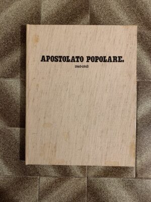 Apostolato Popolare 1840- 1843