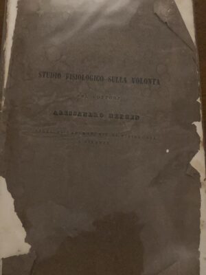studio fisiologico sulla volontà del dottore Alessandro Herzen