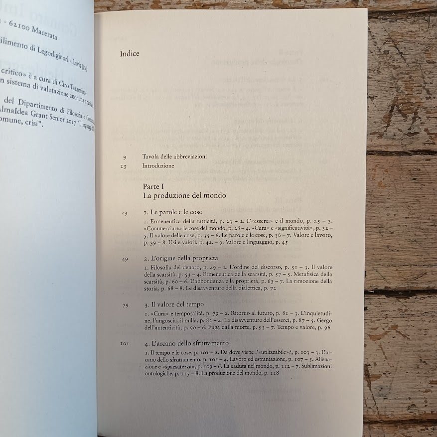Il lavoro e le cose. Saggio su Heidegger e l'economia - immagine 3
