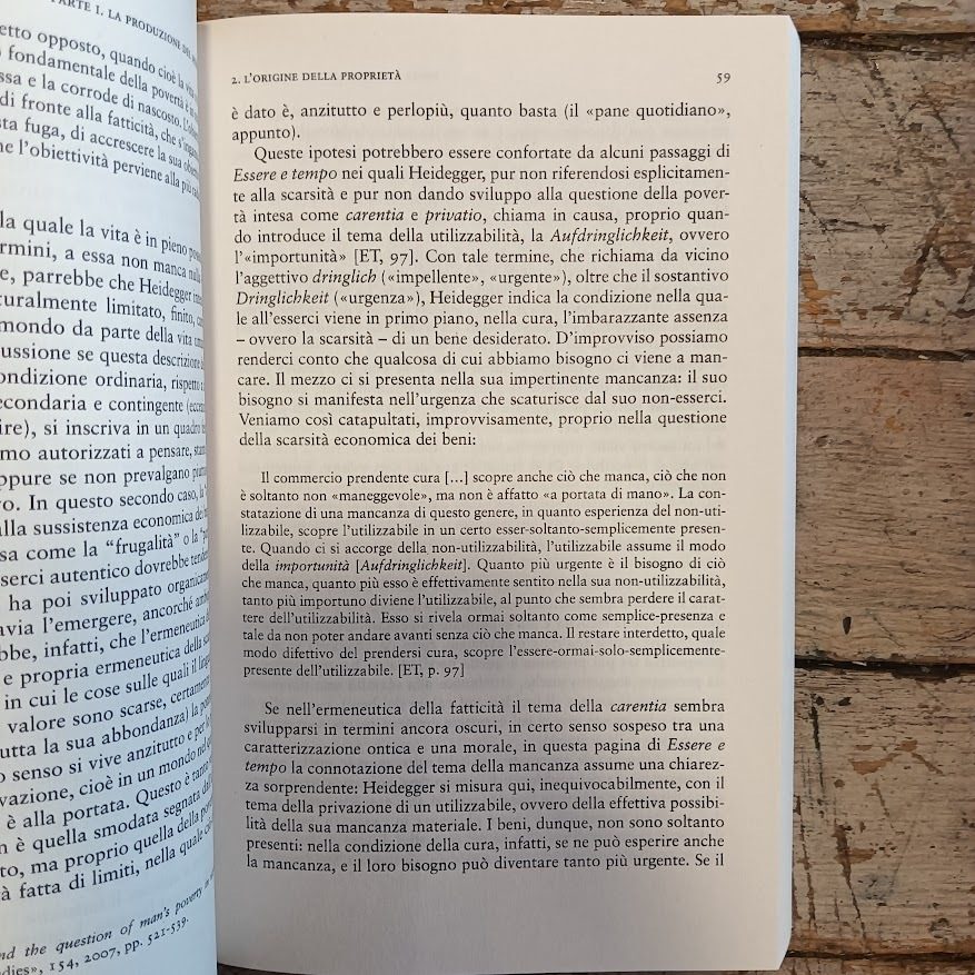 Il lavoro e le cose. Saggio su Heidegger e l'economia - immagine 6